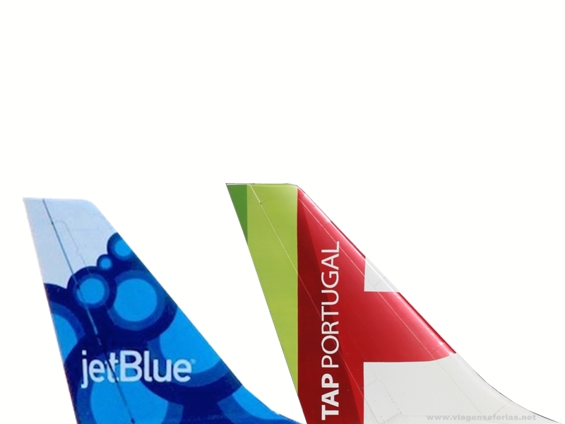 TAP e JetBlue fazem parceria codeshare em 7 voos desde Boston nos EUA
