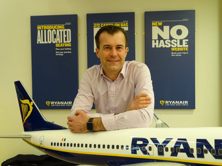 Greg O’Gorman da Low Cost ryanair apresenta o novo seguro multi-viagens em parceria com a Europe Assistance