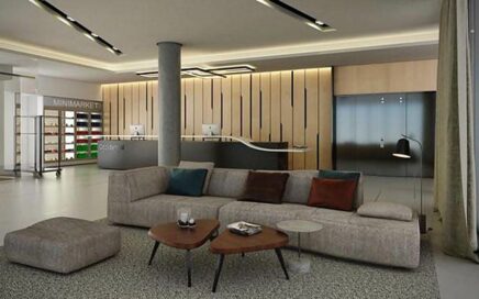 Lobby do hotel Occidental Budapest di Verdi na Hungria