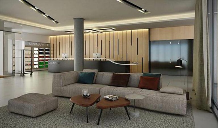 Lobby do hotel Occidental Budapest di Verdi na Hungria