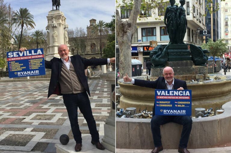 Sevilha tem 15 novas rotas de Inverno e Valencia 14 da Ryanair