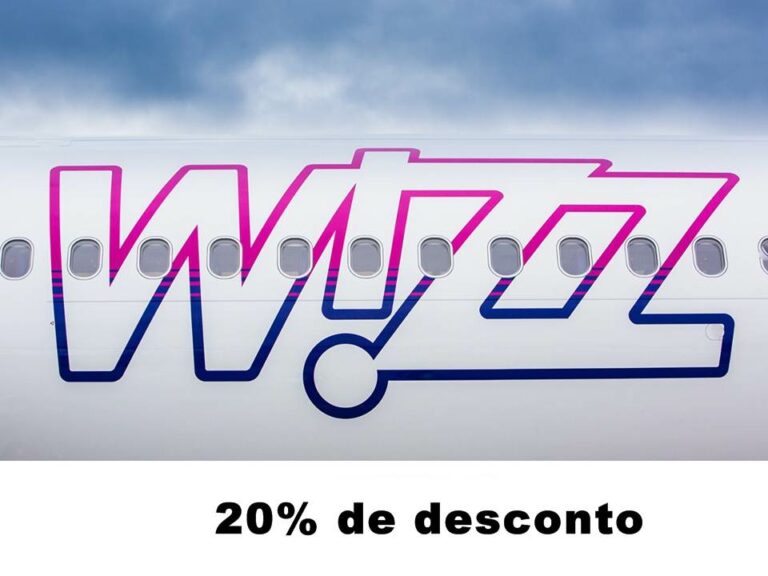 Wizz Air com promoção de 20% de desconto em voos até ao fim do mês de Março