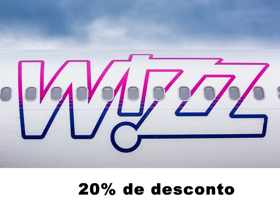 Wizz Air com promoção de 20% de desconto em voos até ao fim do mês de Março