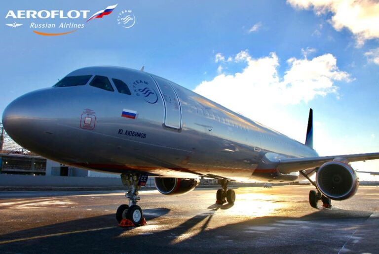 Airbus A321 da Aeroflot que vai ter 3 voos até Lisboa