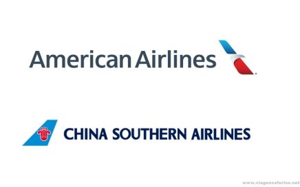 Logos das companhias aéreas China Southern e American Airlines