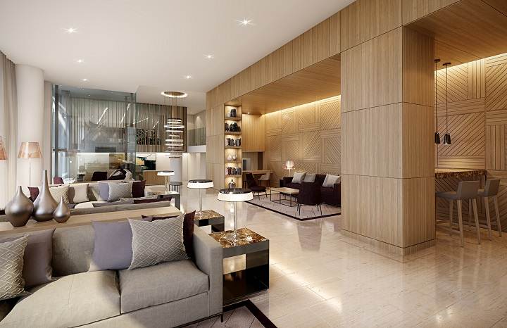 Lobby do hotel Avani Avenida Liberdade Lisboa