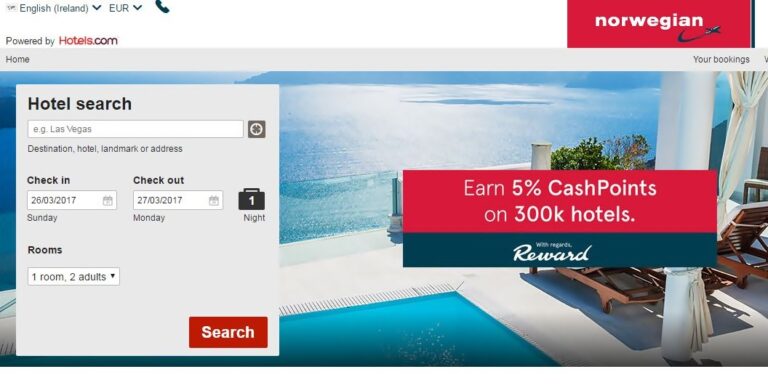 Low Cost Norwegian já vende alojamentos em parceria com a Rede Expedia (Hotels.com)