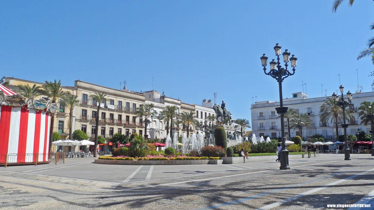 Plaza del Arenal na cidade de Jerez de La Frontera