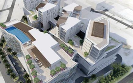 Modelo do futuro Mövenpick Hotel & Apartments Al Azaiba Muscat em Omã