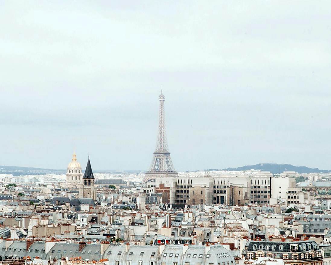 Panorâmica da cidade de Paris, a mais desejada em 2017