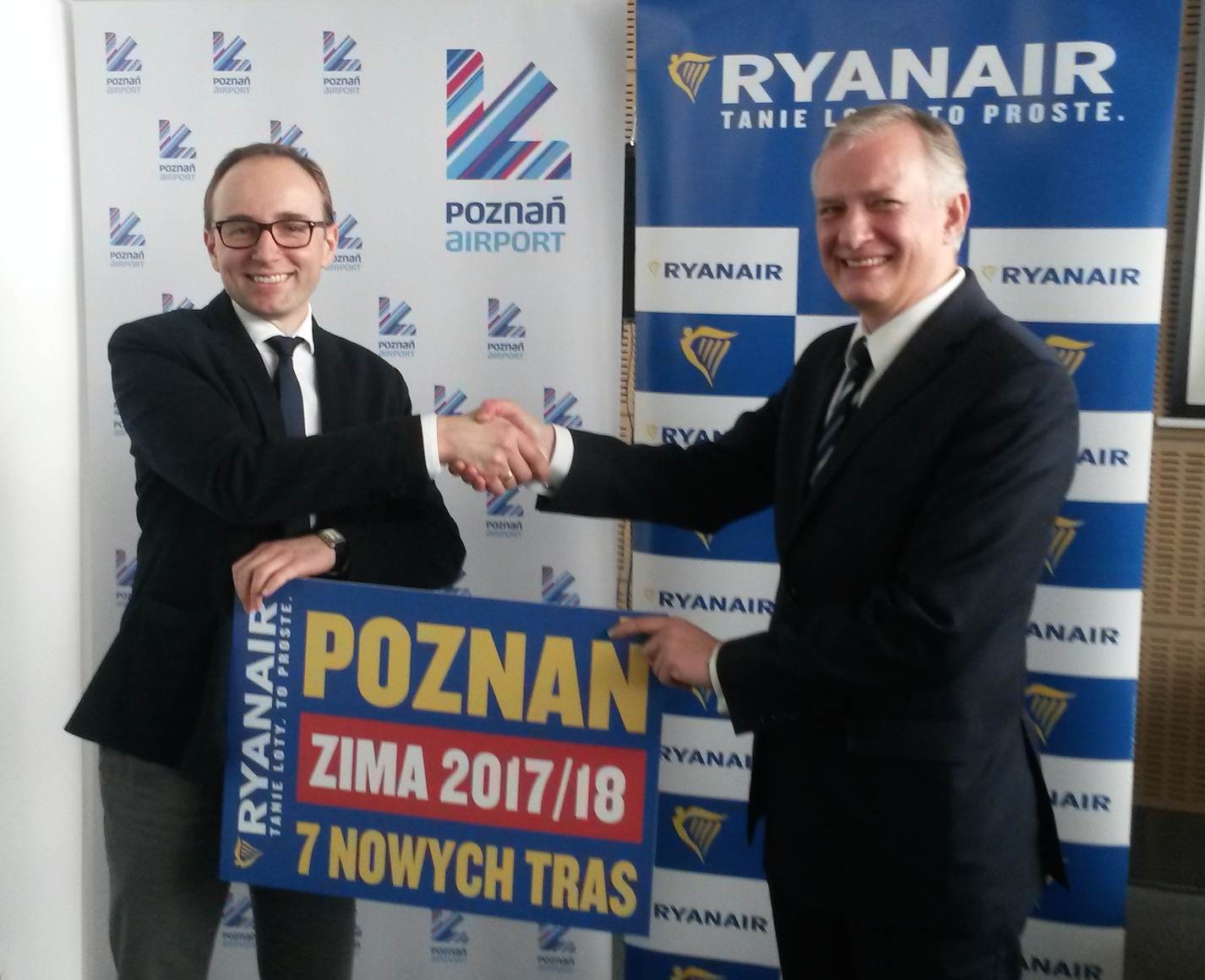 7 novas rotas em Poznan na Polónia com abertura da base Ryanair