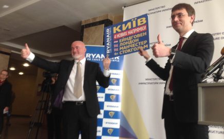Ucrânia é o 34º país com voos da low cost Ryanair em Kiev e Lviv