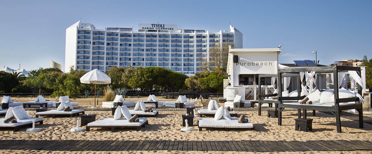 Puro Beach do hotel Tivoli Vilamoura