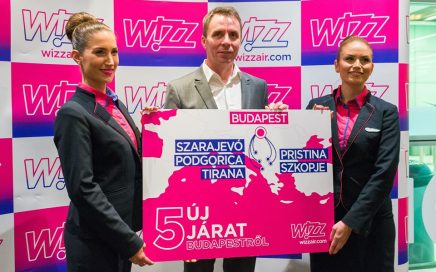 Apresentação das 5 rotas para os Balcãs da low cost wizz air