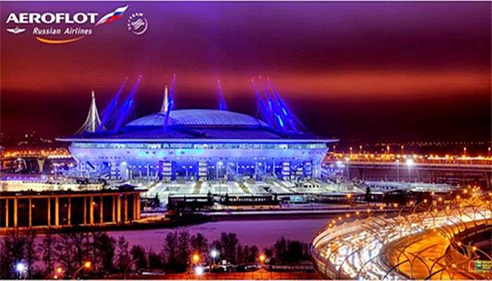 Concurso da Aeroflot que sorteia viagem à Taça das Confederações 2017