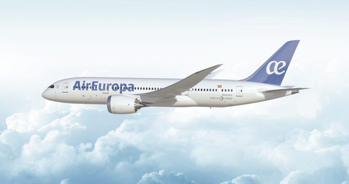 Drealiner da Air Europa que vai voar para Tel Aviv em Israel