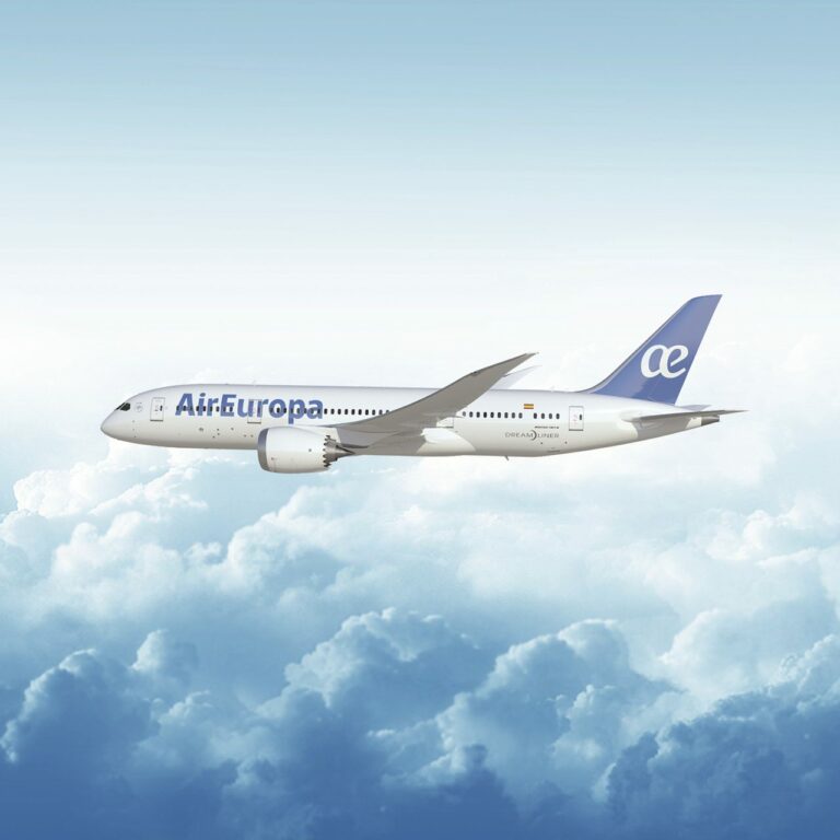 Drealiner da Air Europa que vai voar para Tel Aviv em Israel