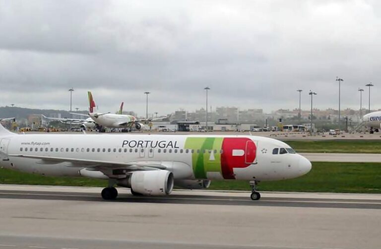 Aeronave A320 da TAP que vai ser substituida pelos E195 em 18 rotas na Europa