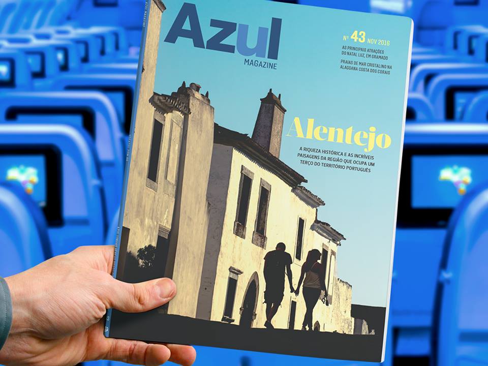 Revista Azul faz referência ao Alentejo em Portugal