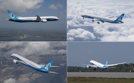 4 fases do voo inaugural de testes do B787-10 Dreamliner
