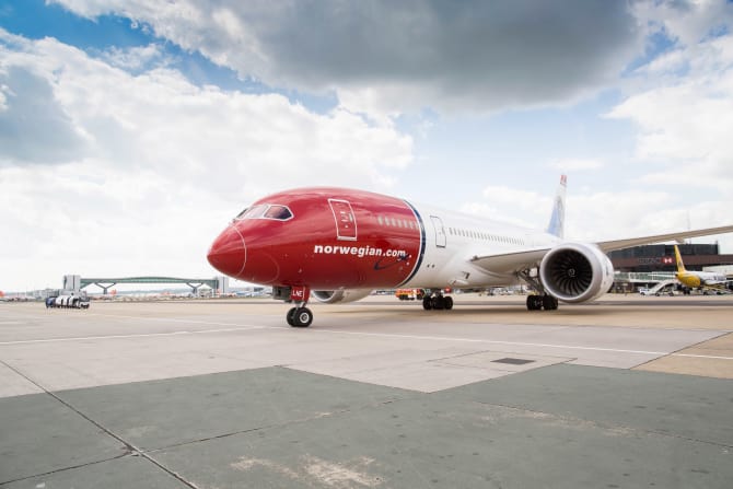 B787 da low cost Norwegian vai voar até Denver e Seattle
