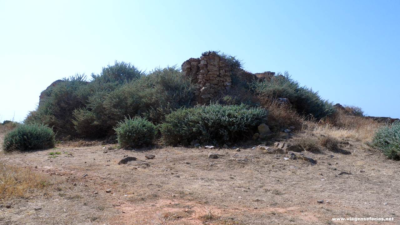 Estado de degradação da Fortaleza do Burgau