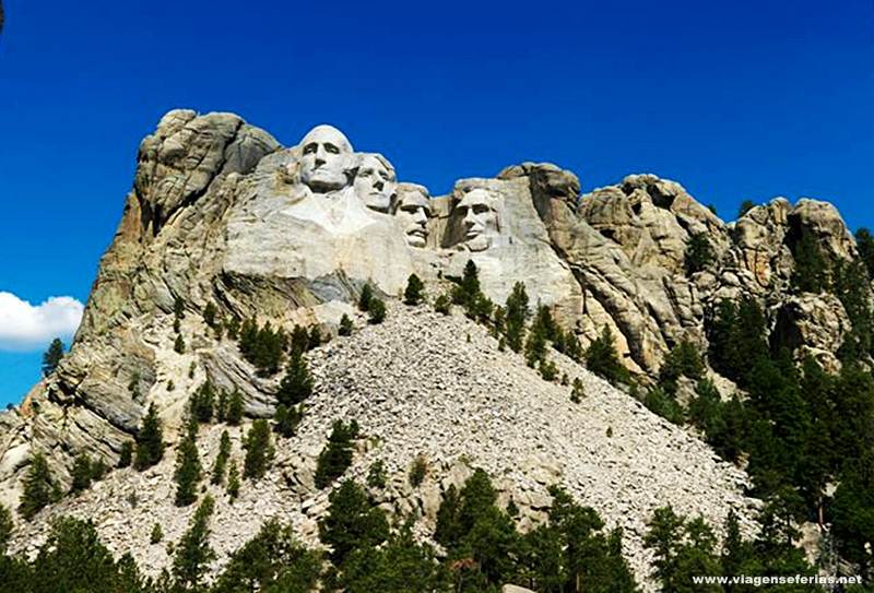 Monte Rushmore, é o icone menos visitado pelos americanos