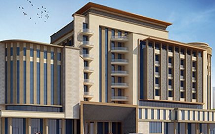 Desenho do futuro Mövenpick Hotel Addis Ababa na Etiópia