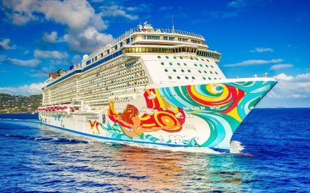 Navio Norwegian Getaway que vai ter nadador-salvador certificado