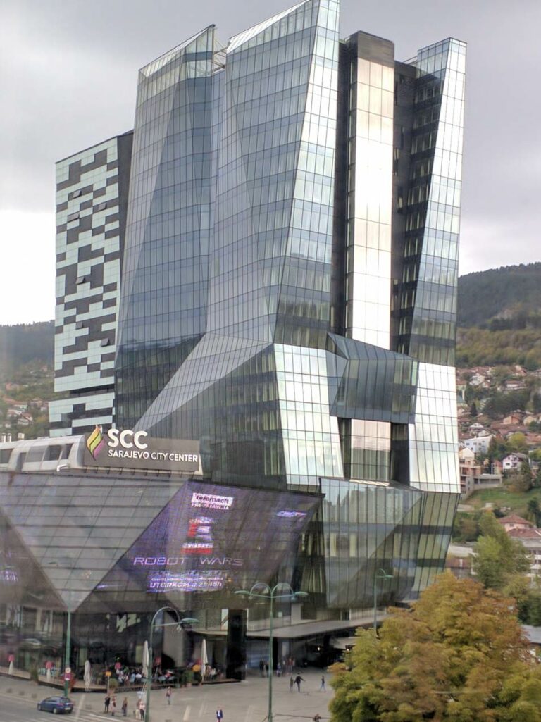 O Saravejo City Center onde ficará o hotel Swissôtel Sarajevo