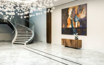 Lobby do hotel de luxo Conrad San Luis Potosi no México
