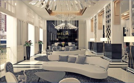 Lobby do futuro hotel Meliá San Carlos em Cinfuegos Cuba