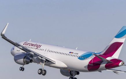 Aeronave da Low Cost Eurowings que vali ligar Lisboa a Munique