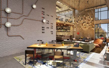 Espaço do hotel Moxy Washington DC
