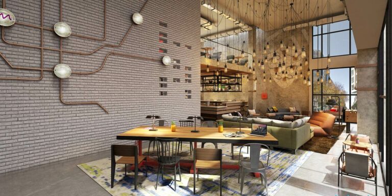 Espaço do hotel Moxy Washington DC