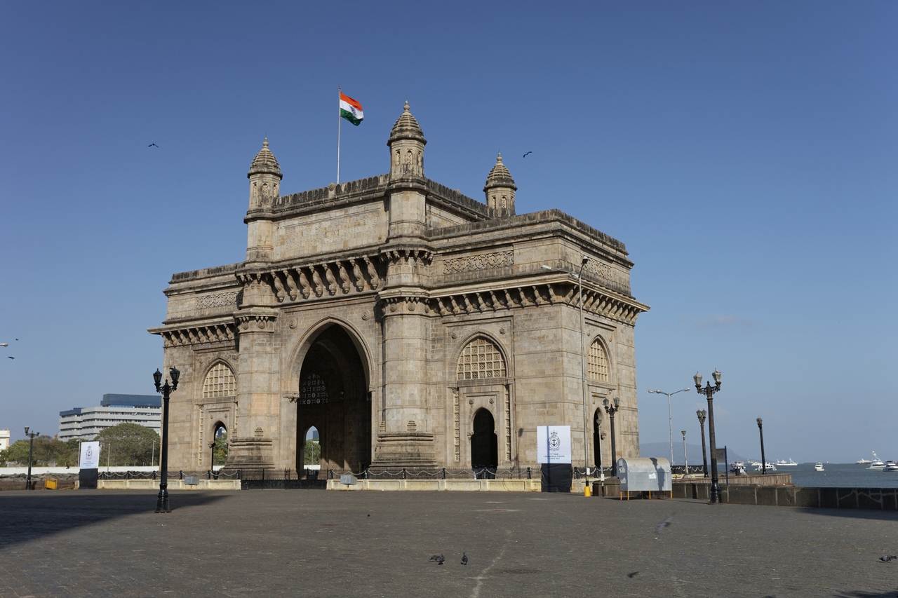 Portal da Índia na cidade de Bombaim