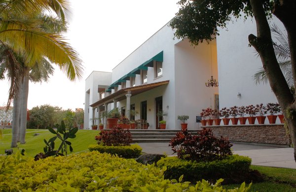 Entrada do hotel Radisson Quinta Rubelinas Cuernavaca