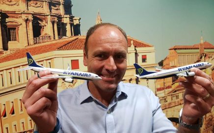 David O’Brien apresenta a possibilidade de conexões em Roma da Ryanair