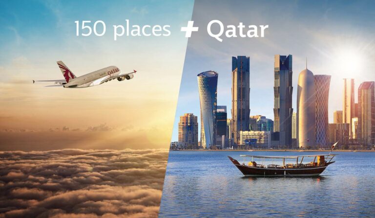 Qatar promove stopover com hotel gratis em Doha nos voos em trânsito