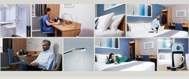 Amenidades do SuperRoom dos hotéis Travellodge