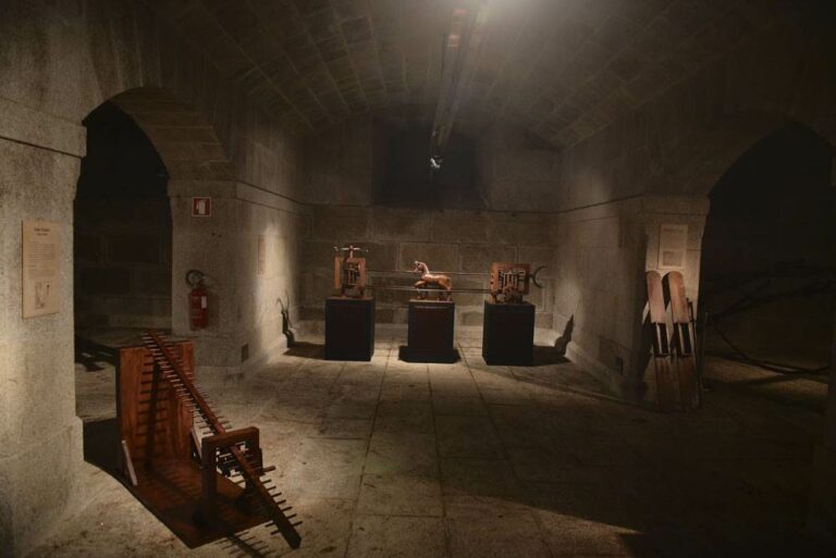 Uma das salas da Exposição Leonardo da Vinci – As Invenções do Génio