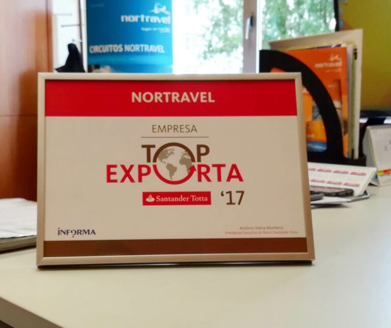 Galardão Top Exporta 2017 atribuído à Nortravel