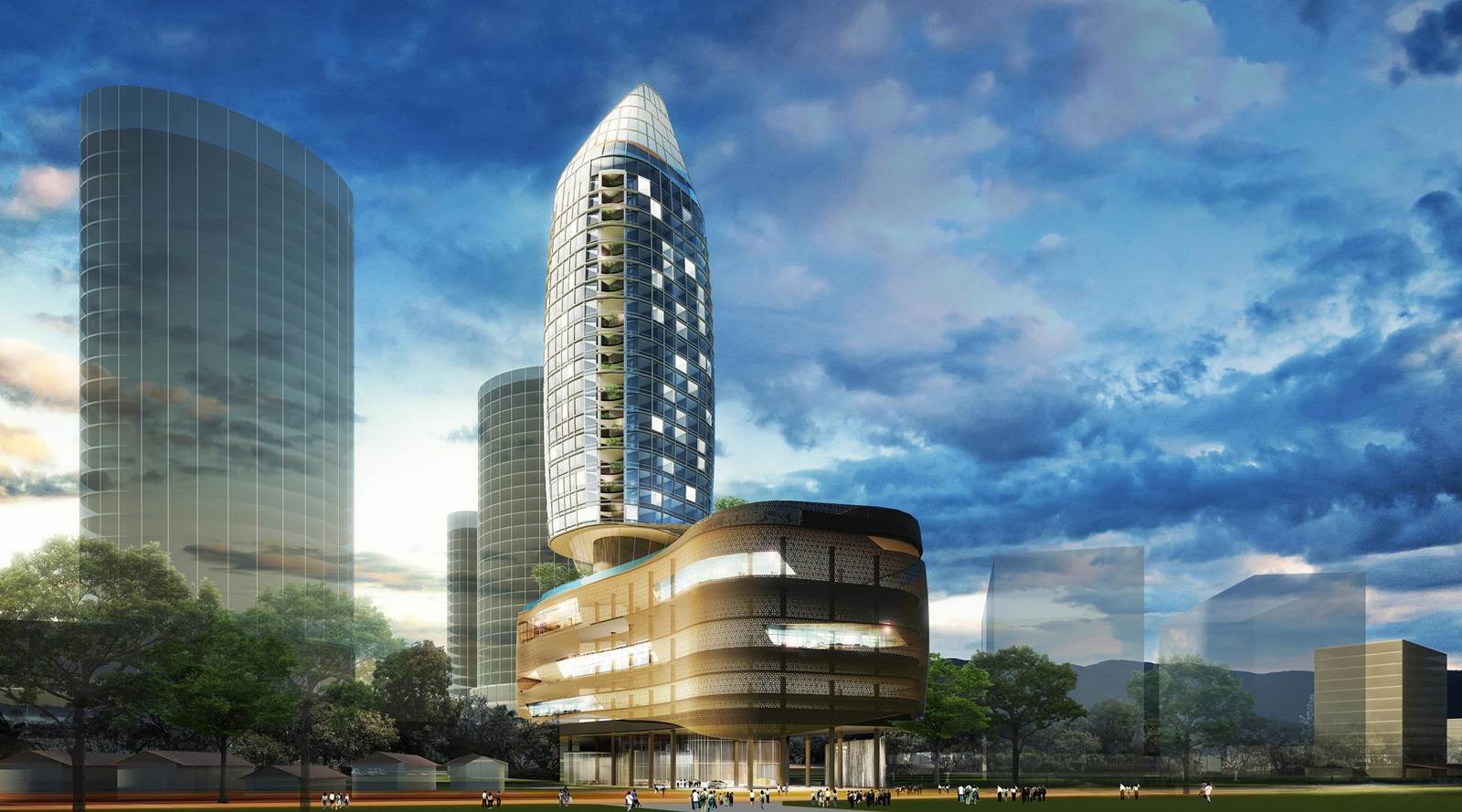 Projecto do hotel Melia Melaka em Malaca na Malásia