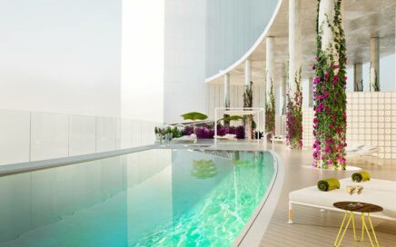Piscina do hotel Hilton Tanger City Center Hotel & Residences