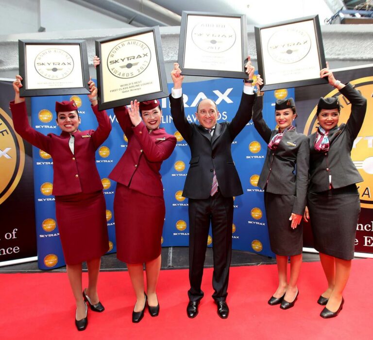 Os 4 prémios que a Qatar Airways venceu nos World Airline Awards 2017