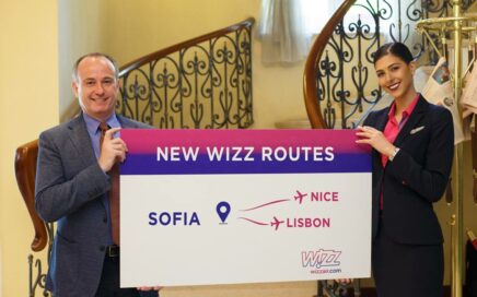 Apresentação das 2 novas rotas da Wizz Air desde Sofia para Lisboa e Nice