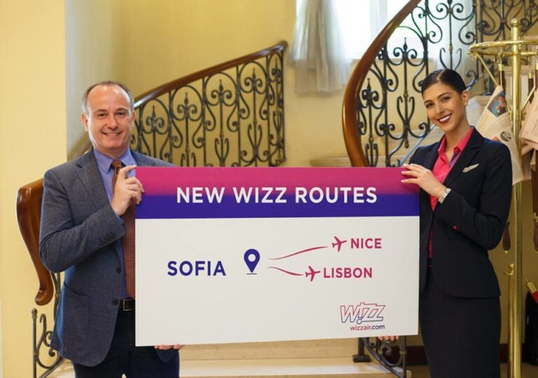 Apresentação das 2 novas rotas da Wizz Air desde Sofia para Lisboa e Nice
