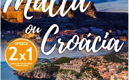 Férias em Malta e Croácia com promoção 2x1 para partidas a 31 de Julho
