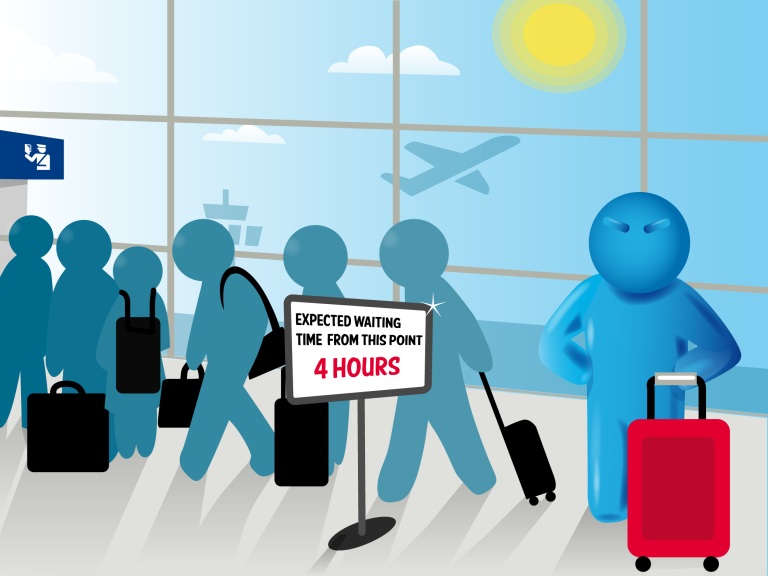 A4E alerta para filas de 4 horas em aeroportos europeus no controlo de fronteira