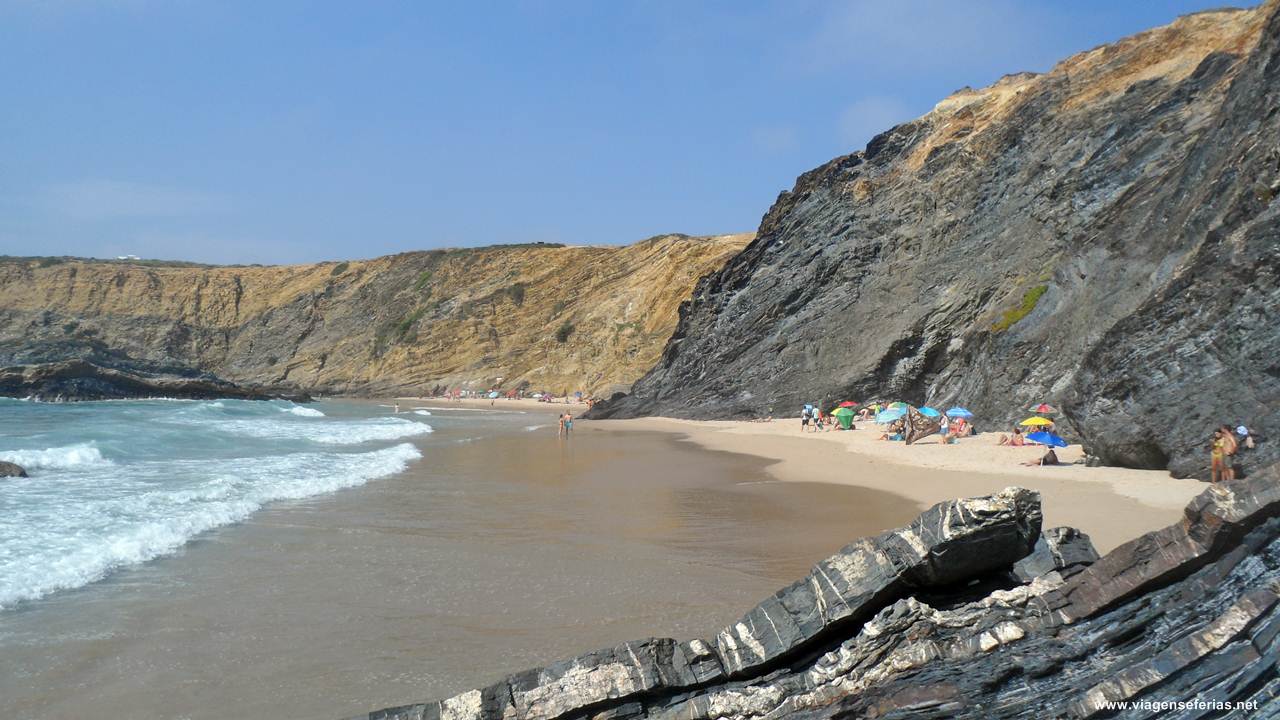 Zona naturista da Praia dos Alteirinhos no Alentejo